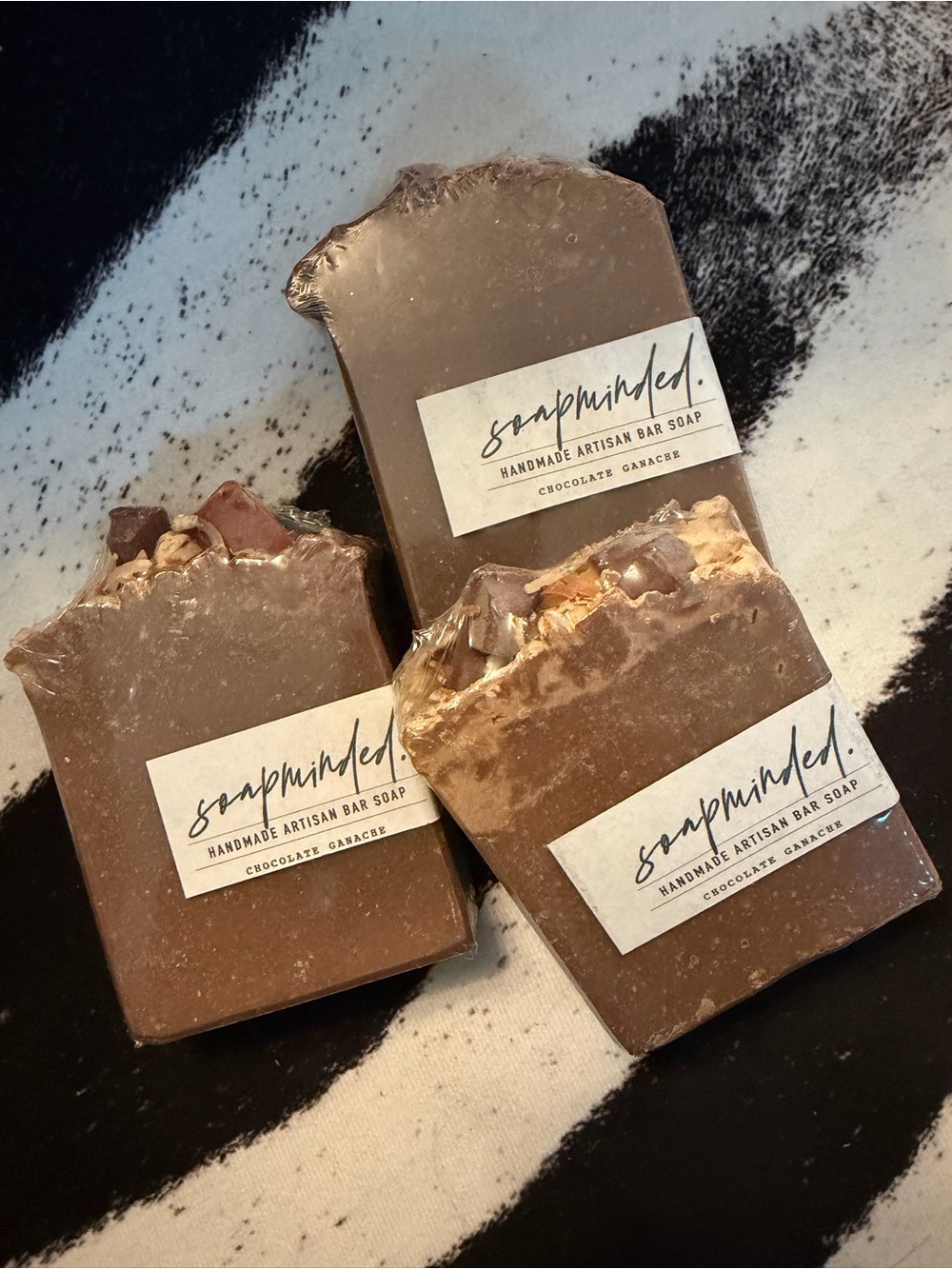 Soapminded Chocolate Ganache Handmade Artisan Bar Soap - SET OF 3